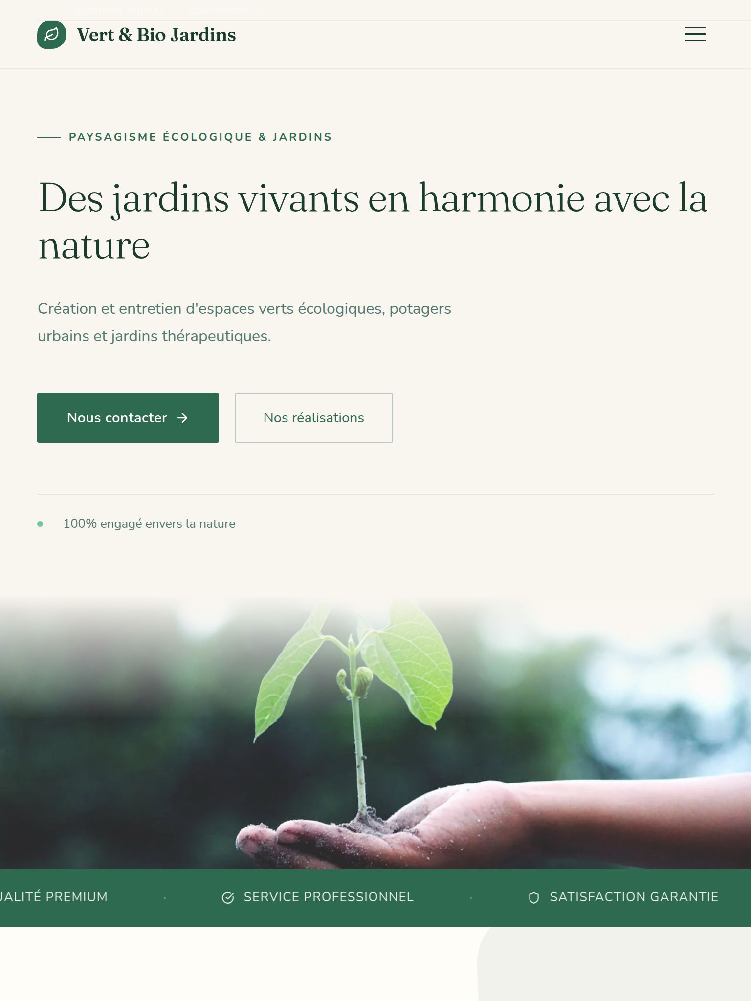 Template Nature — version tablette